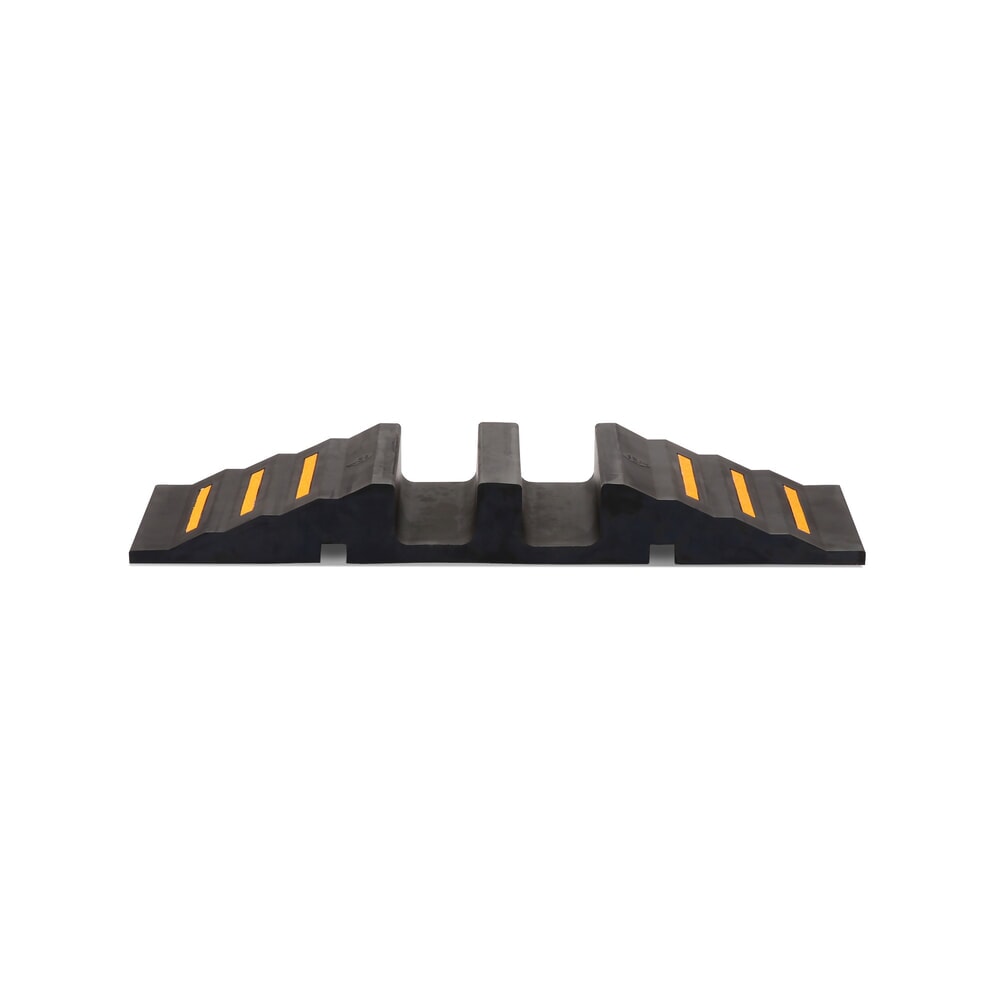 Illustration du produit: dancop Passage pour flexibles et câbles, rampe, largeur 300 mm, noir