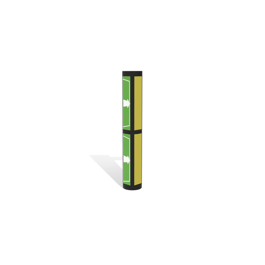 Illustration du produit: dancop Porte battante pour garde-corps de sécurité « Delta », H x l 1 200 x 1 200 mm