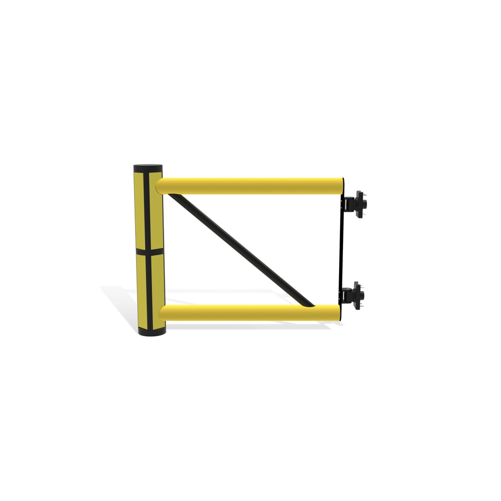 N° de l'image du produit 5 : dancop Porte battante pour garde-corps de sécurité « Delta », H x l 1 200 x 800 mm