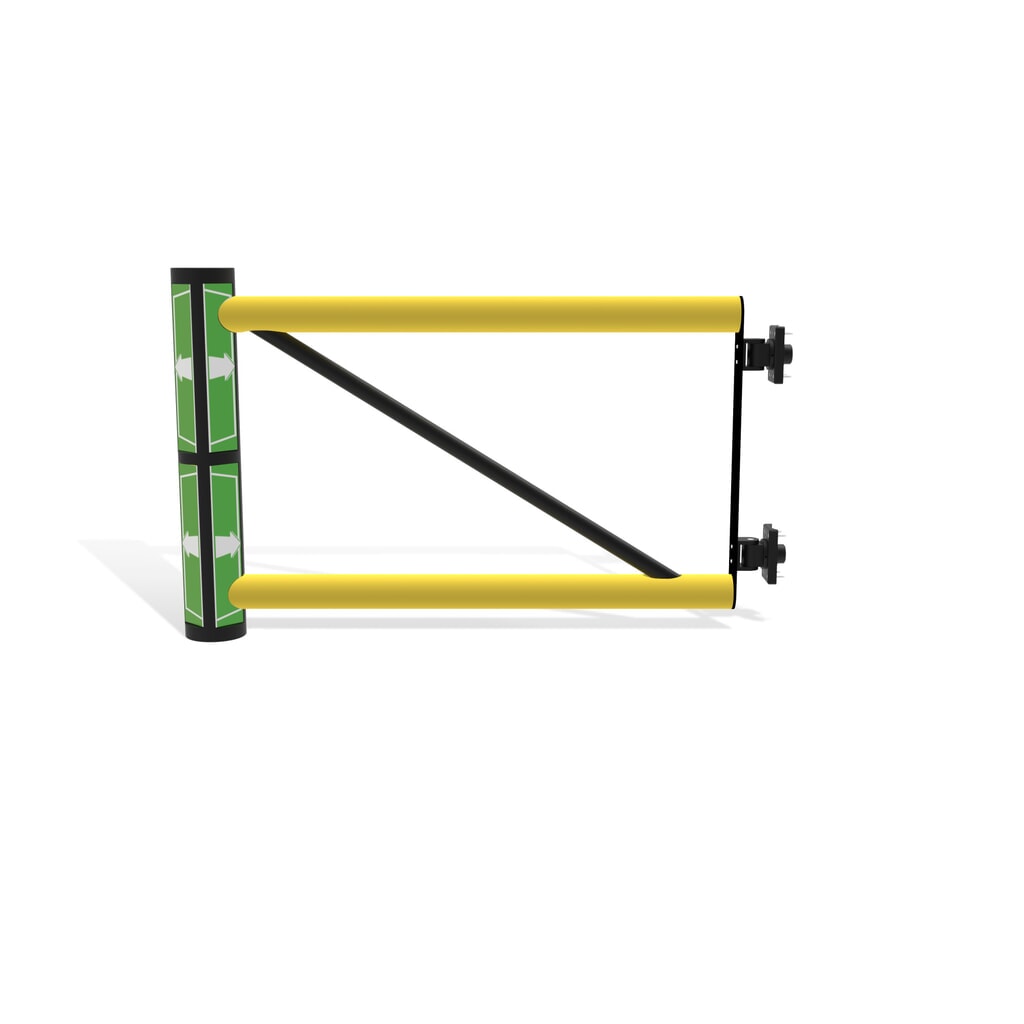 N° de l'image du produit 5 : dancop Porte battante pour garde-corps de sécurité « Delta », H x l 1 200 x 1 000 mm
