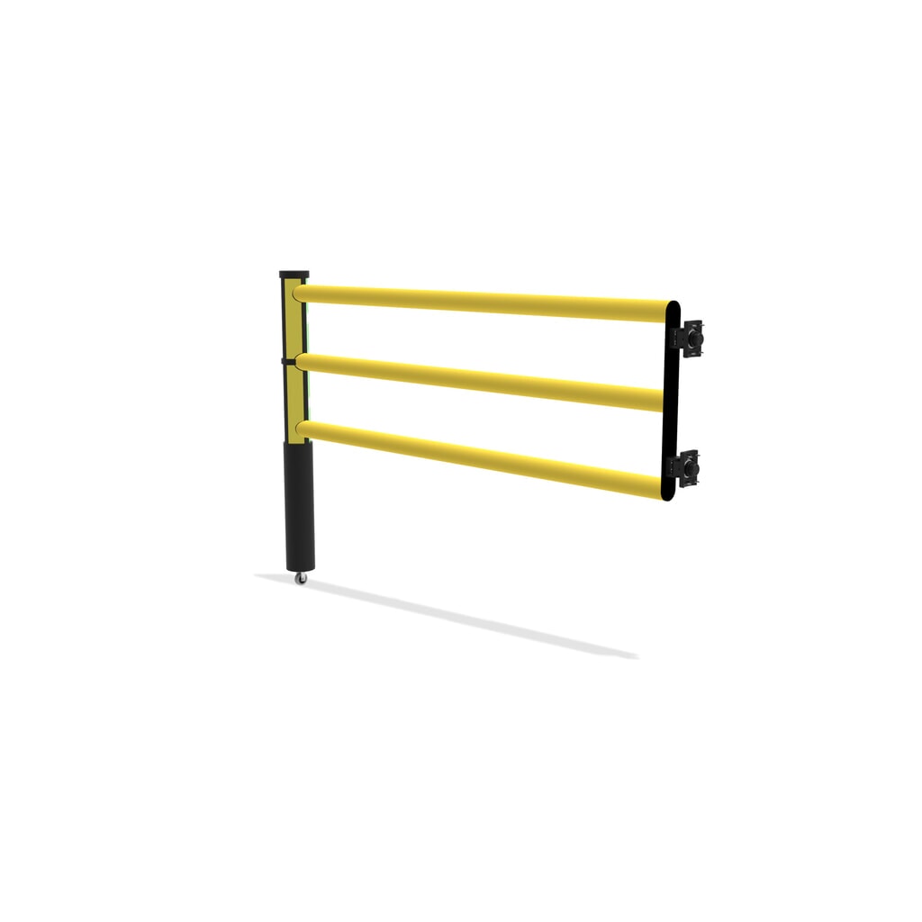 dancop Porte battante pour garde-corps de sécurité « Delta », H x l 1 200 x 1 750 mm, avec rouleau N° de l'image du produit 6 : dancop Porte battante pour garde-corps de sécurité « Delta », H x l 1 200 x 1 750 mm, avec rouleau