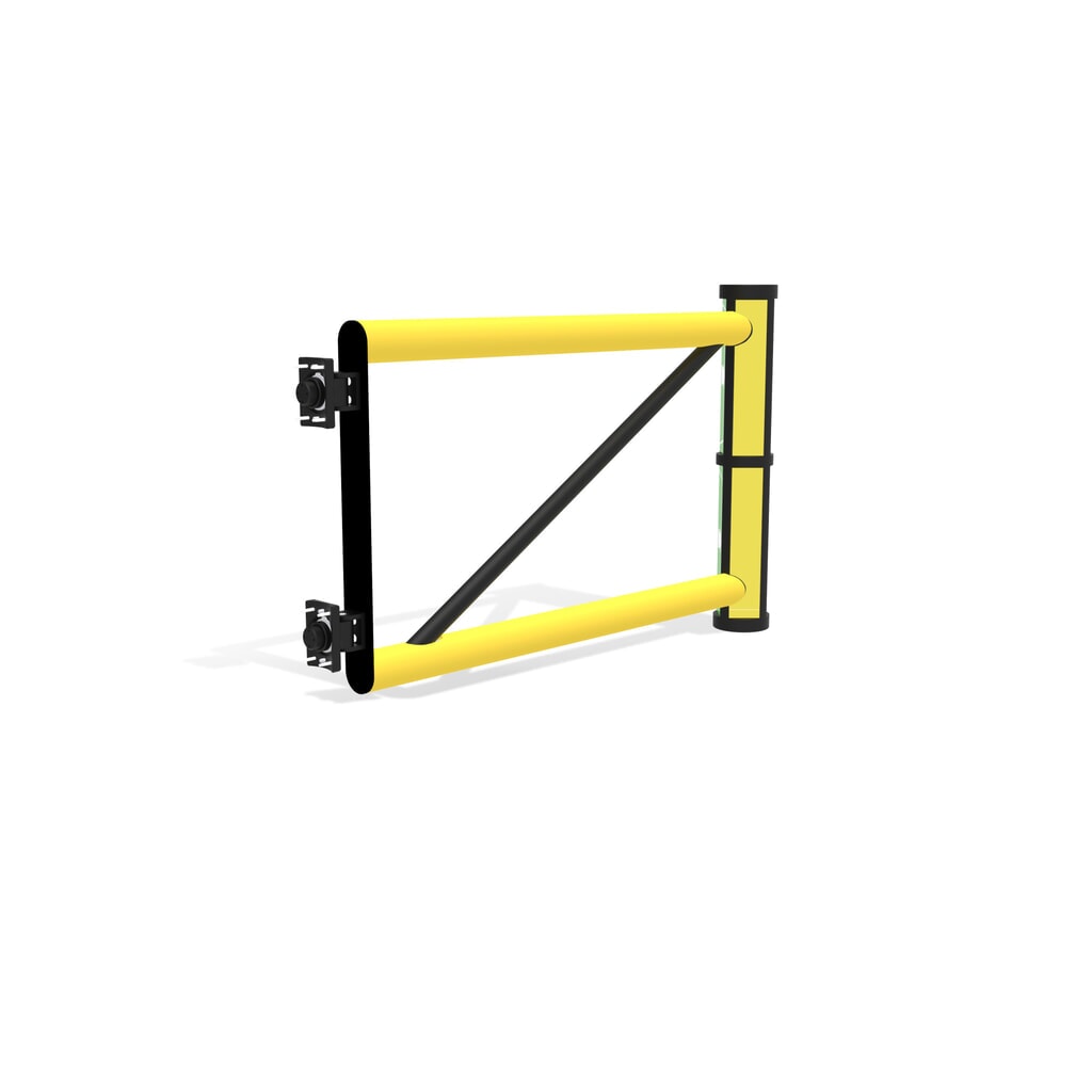 N° de l'image du produit 8 : dancop Porte battante pour garde-corps de sécurité « Delta », H x l 1 200 x 1 000 mm
