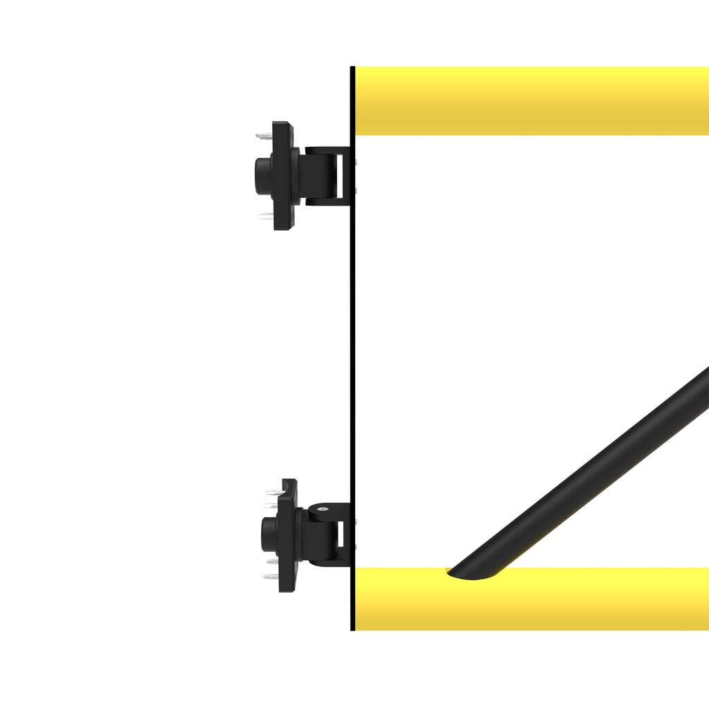 N° de l'image du produit 10 : dancop Porte battante pour garde-corps de sécurité « Delta », H x l 1 200 x 800 mm