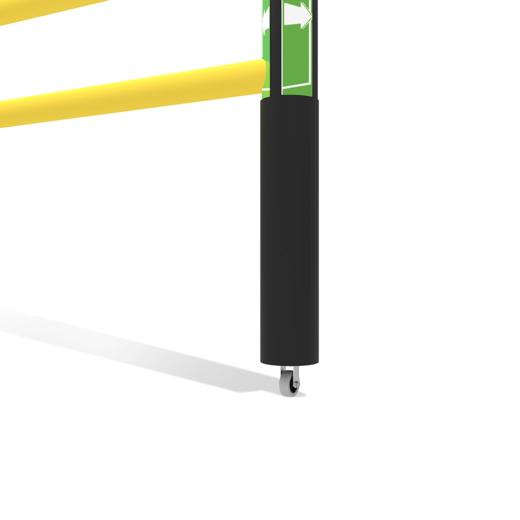 dancop Porte battante pour garde-corps de sécurité « Delta », H x l 1 200 x 2 000 mm, avec rouleau N° de l'image du produit 10 : dancop Porte battante pour garde-corps de sécurité « Delta », H x l 1 200 x 2 000 mm, avec rouleau