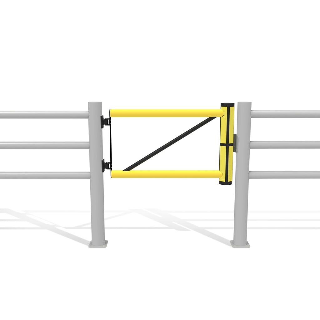 N° de l'image du produit 11 : dancop Porte battante pour garde-corps de sécurité « Delta », H x l 1 200 x 1 000 mm