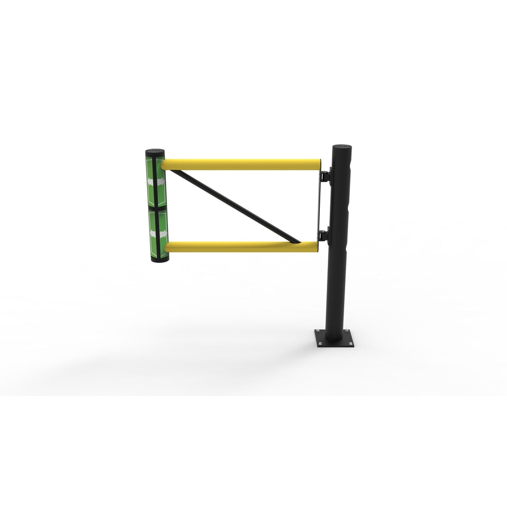 N° de l'image du produit 12 : dancop Porte battante pour garde-corps de sécurité « Delta », H x l 1 200 x 1 000 mm