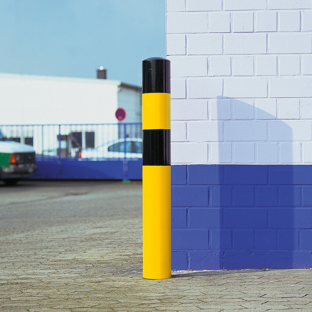 N° de l'image du produit 6 : MORAVIA Borne de protection, à cheviller, pour l’extérieur, hauteur 1 200 mm, Ø 90 mm