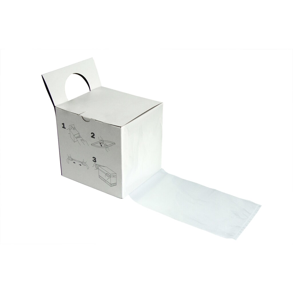 Dehnband, transparent, 1200x100mm, in Spenderbox (100 Bänder ), 1 VE = 100 Stk Illustration du produit: Dehnband, transparent, 1200x100mm, in Spenderbox (100 Bänder ), 1 VE = 100 Stk