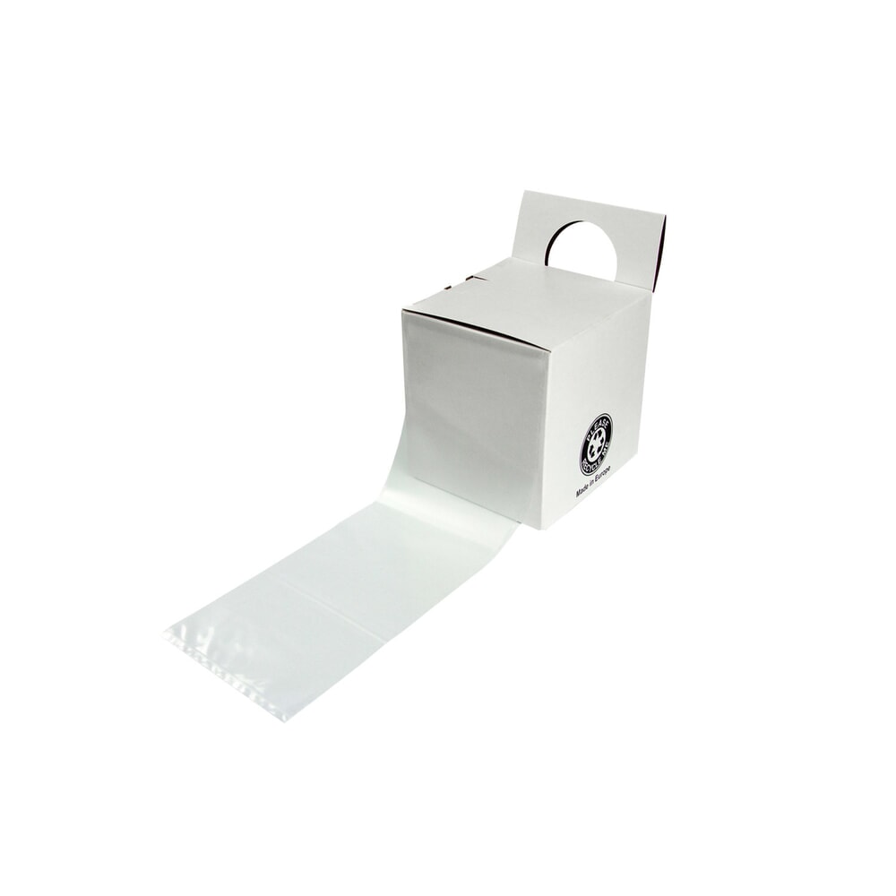 N° de l'image du produit 2 : Dehnband, transparent, 1200x100mm, in Spenderbox (100 Bänder ), 1 VE = 100 Stk