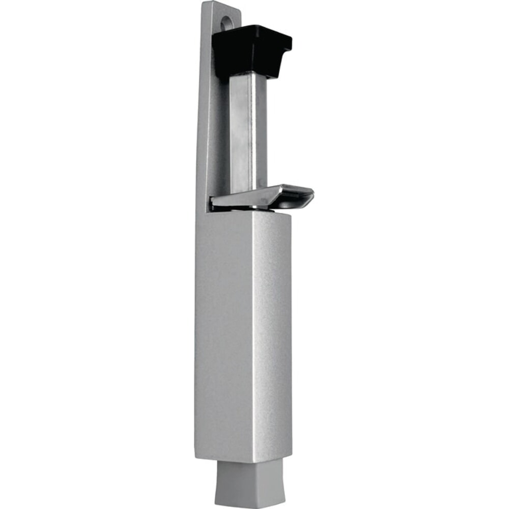 Illustration du produit: DENI Türfeststeller 3837 0060 22, Hubhöhe 60 mm, Zinkdruckguss silber lackiert, Türmontage