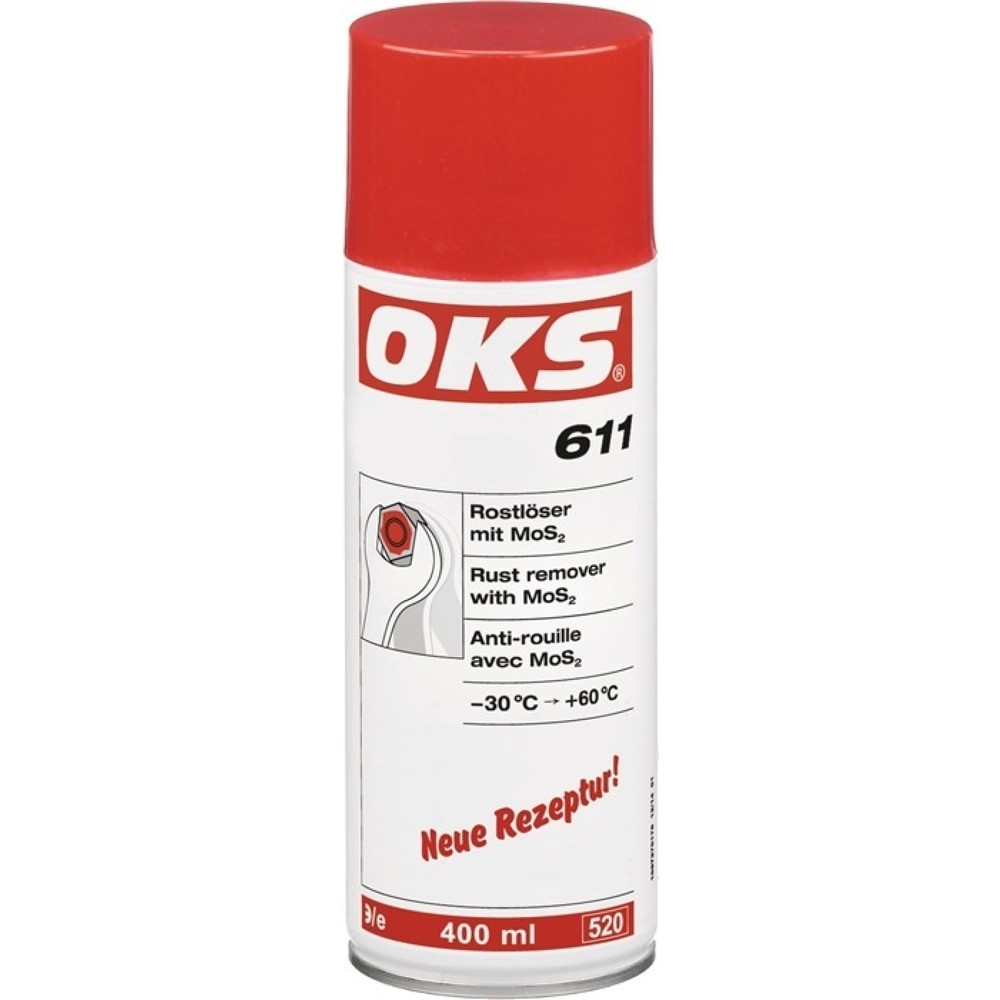 Illustration du produit: Dégrippant à MoS2 611 400 ml bombe aérosol OKS