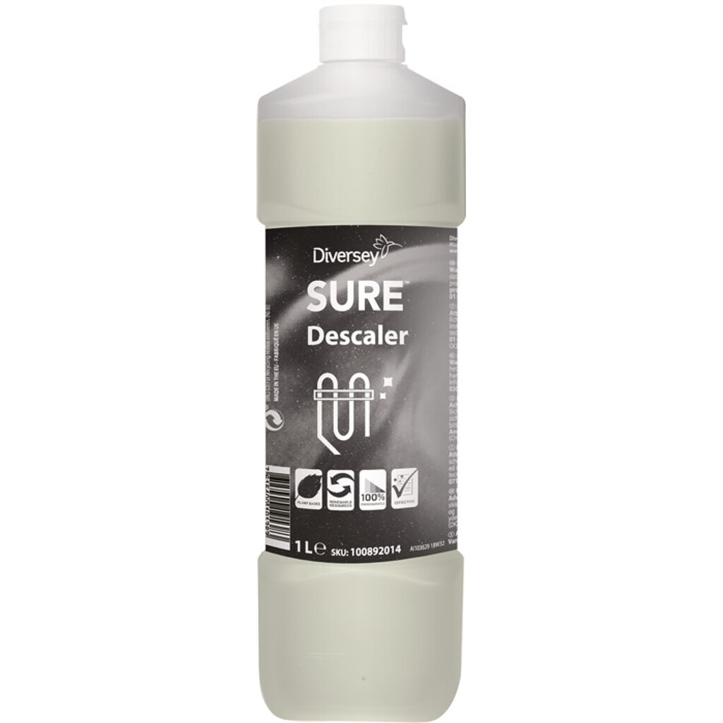 Détartrant SURE Descaler concentré 1 l bouteille DIVERSEY Illustration du produit: Détartrant SURE Descaler concentré 1 l bouteille DIVERSEY
