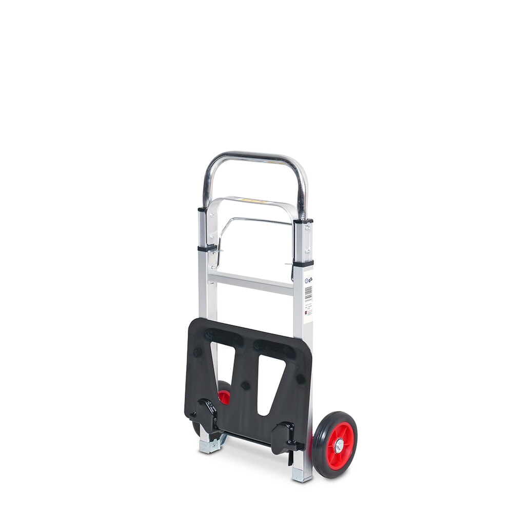 N° de l'image du produit 3 : Diable de transport en aluminium, pliable, HxlxP 1 080 x 400 x 400 mm, capacité de charge 90 kg