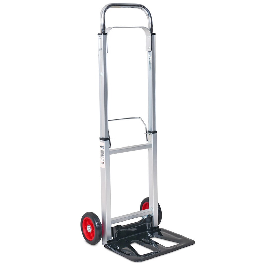 Diable de transport en aluminium, pliable, HxlxP 1 080 x 400 x 400 mm, capacité de charge 90 kg Illustration du produit: Diable de transport en aluminium, pliable, HxlxP 1 080 x 400 x 400 mm, capacité de charge 90 kg
