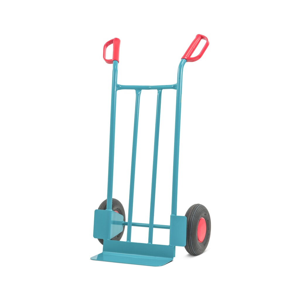 Diable en tubes d’acier Ameise®, capacité de charge de 250 kg, bavette L x P 400 x 150 mm, pneus gonflables Illustration du produit: Diable en tubes d’acier Ameise®, capacité de charge de 250 kg, bavette L x P 400 x 150 mm, pneus gonflables