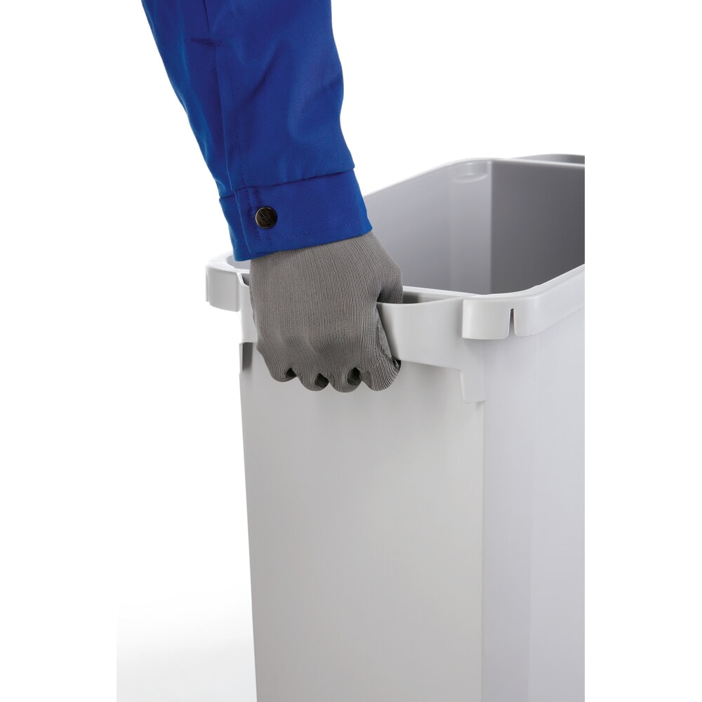 N° de l'image du produit 4 : DURABLE Conteneur à déchets DURABIN® 60L avec couvercle rabattable + cadre d’affichage DURAFRAME®, vert