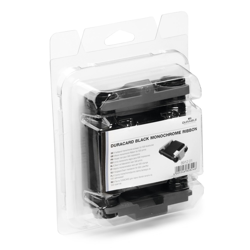 N° de l'image du produit 2 : DURABLE DURACARD BLACK ribbon Farbband