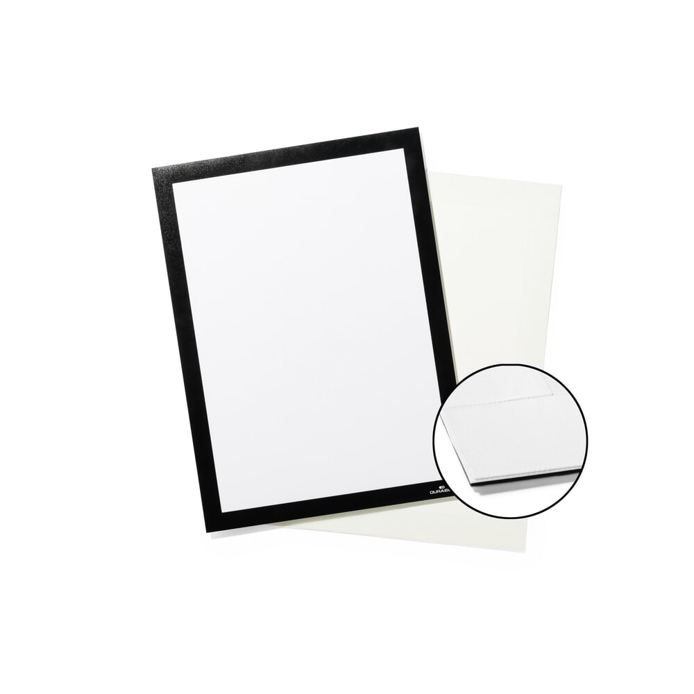 Illustration du produit: DURABLE Info-Rahmen DURAFRAME® GRIP A4, mit Klettstreifen und Magnetverschluss, schwarz