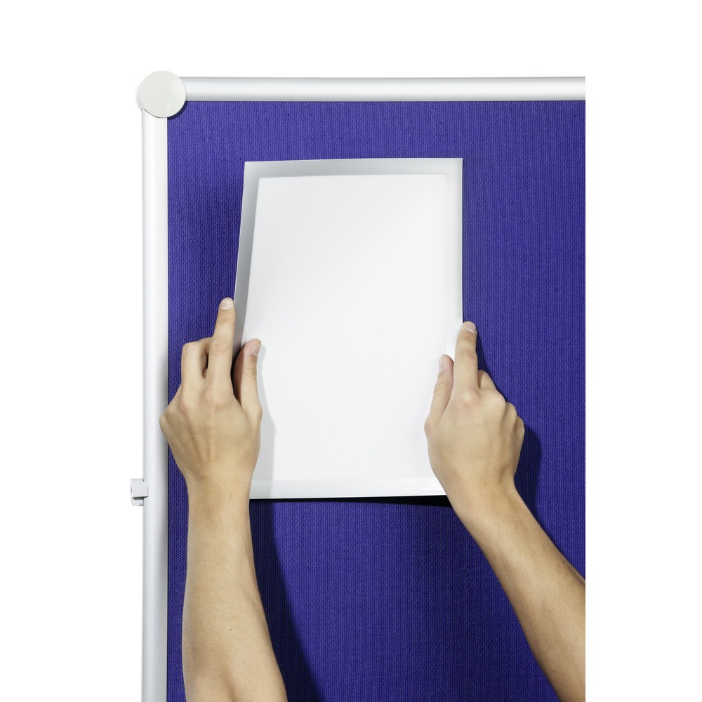 N° de l'image du produit 5 : DURABLE Info-Rahmen DURAFRAME® GRIP A4, mit Klettstreifen und Magnetverschluss, schwarz