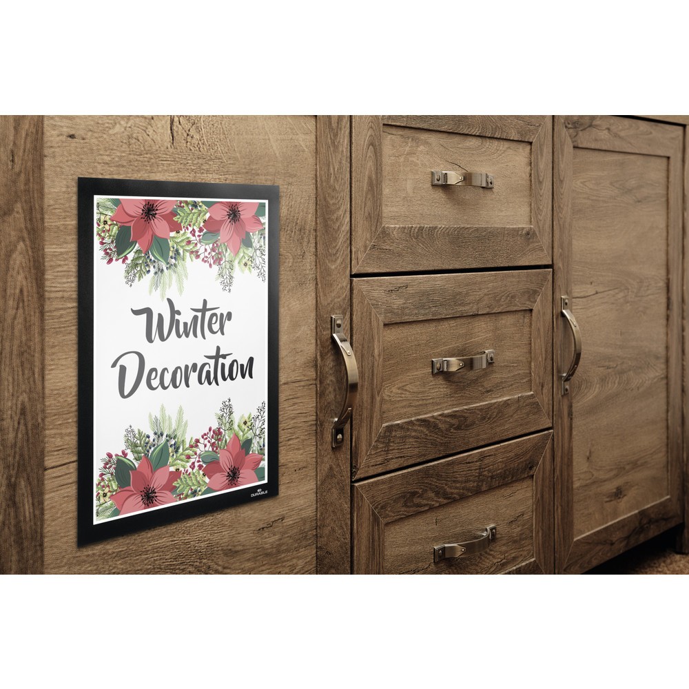 N° de l'image du produit 2 : DURABLE DURAFRAME® WALLPAPER A4 10er, schwarz
