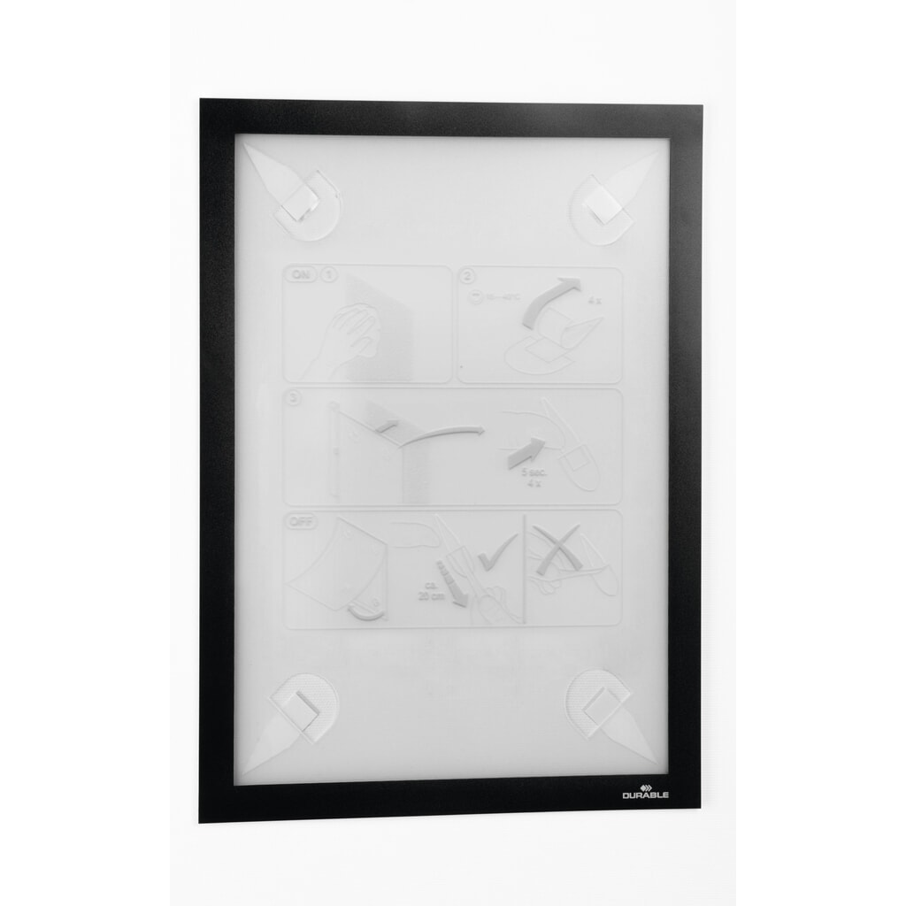 Illustration du produit: DURABLE DURAFRAME® WALLPAPER A4 10er, schwarz
