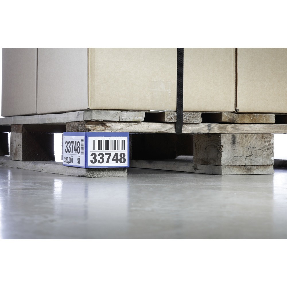 N° de l'image du produit 2 : Bande de pied de palette DURABLE 140 x 65 mm, bleu foncé