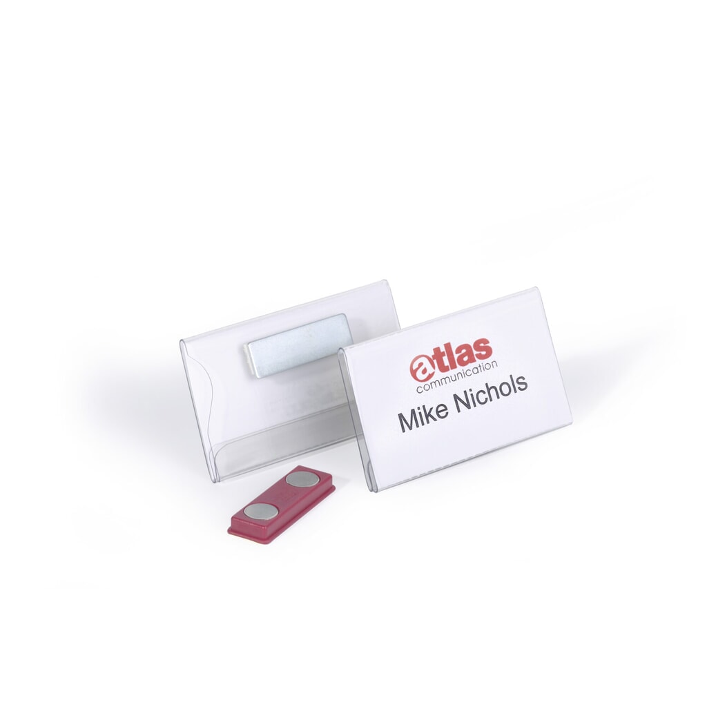 Illustration du produit: DURABLE Namensschild mit Magnet 40 x 75 mm 50 Stück