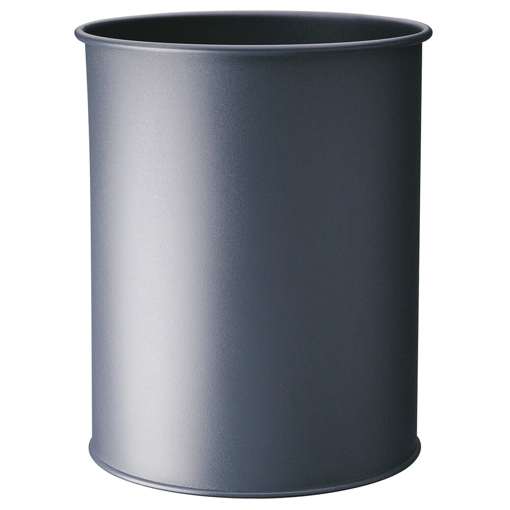 Illustration du produit: DURABLE Papierkorb Metall rund 15 5er SET, schwarz