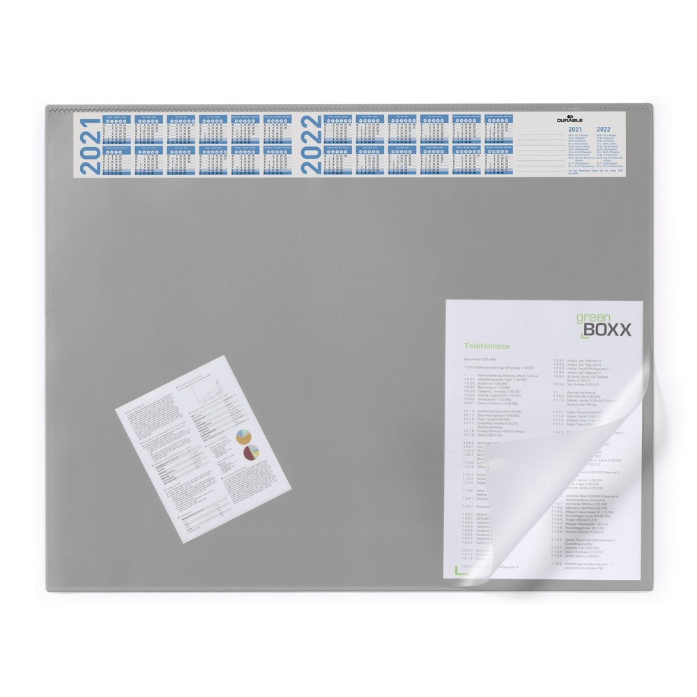 N° de l'image du produit 4 : DURABLE Schreibunterlage mit Jahreskalender 15er SET
