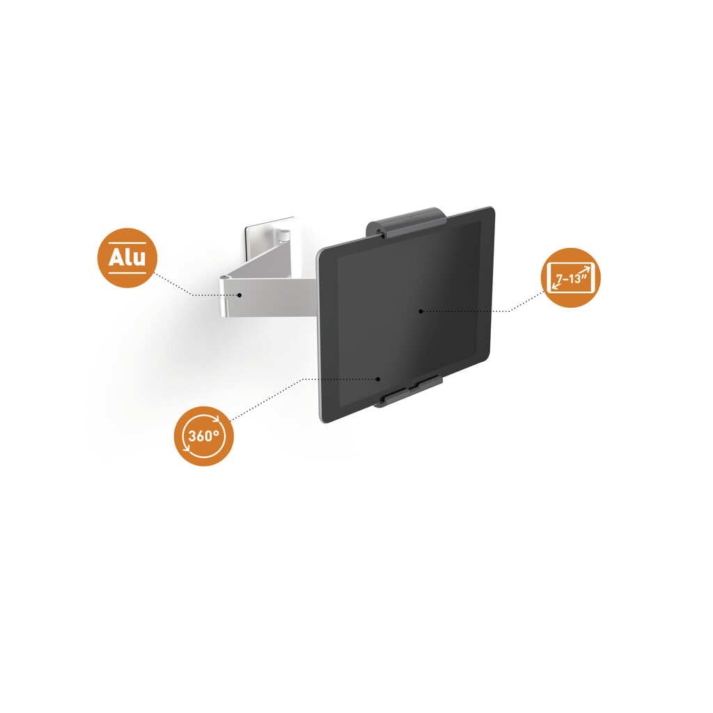 N° de l'image du produit 6 : DURABLE TABLET HOLDER WALL ARM