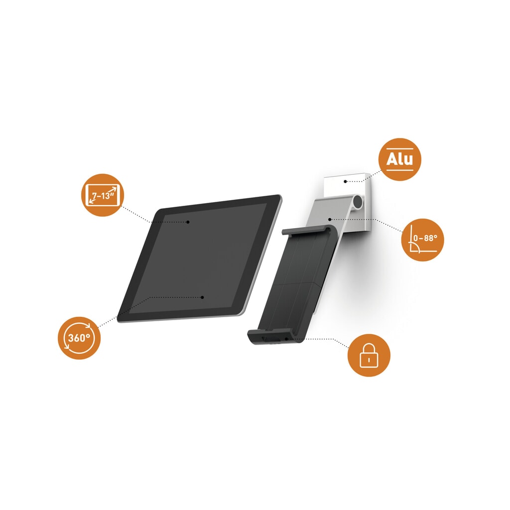 N° de l'image du produit 5 : DURABLE TABLET HOLDER WALL PRO
