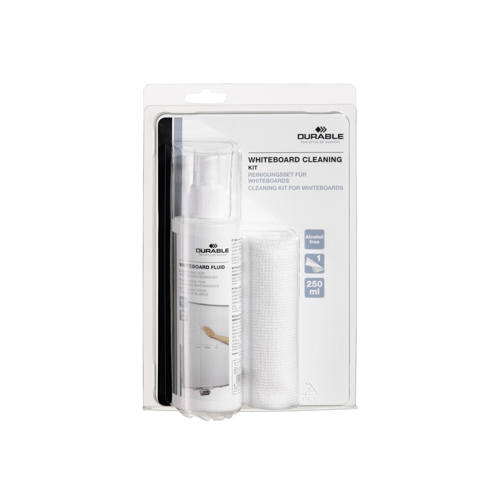 DURABLE WHITEBOARD CLEANING KIT 20er SET Illustration du produit: DURABLE WHITEBOARD CLEANING KIT 20er SET