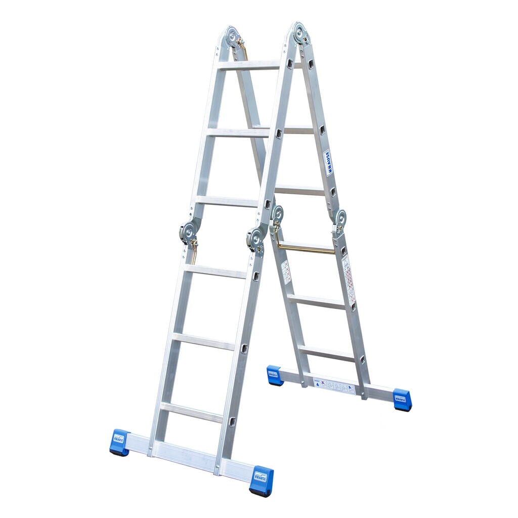 Échelle articulée KRAUSE® Profi universelle, avec plate-forme, longueur totale 3,55 m N° de l'image du produit 3 : Échelle articulée KRAUSE® Profi universelle, avec plate-forme, longueur totale 3,55 m