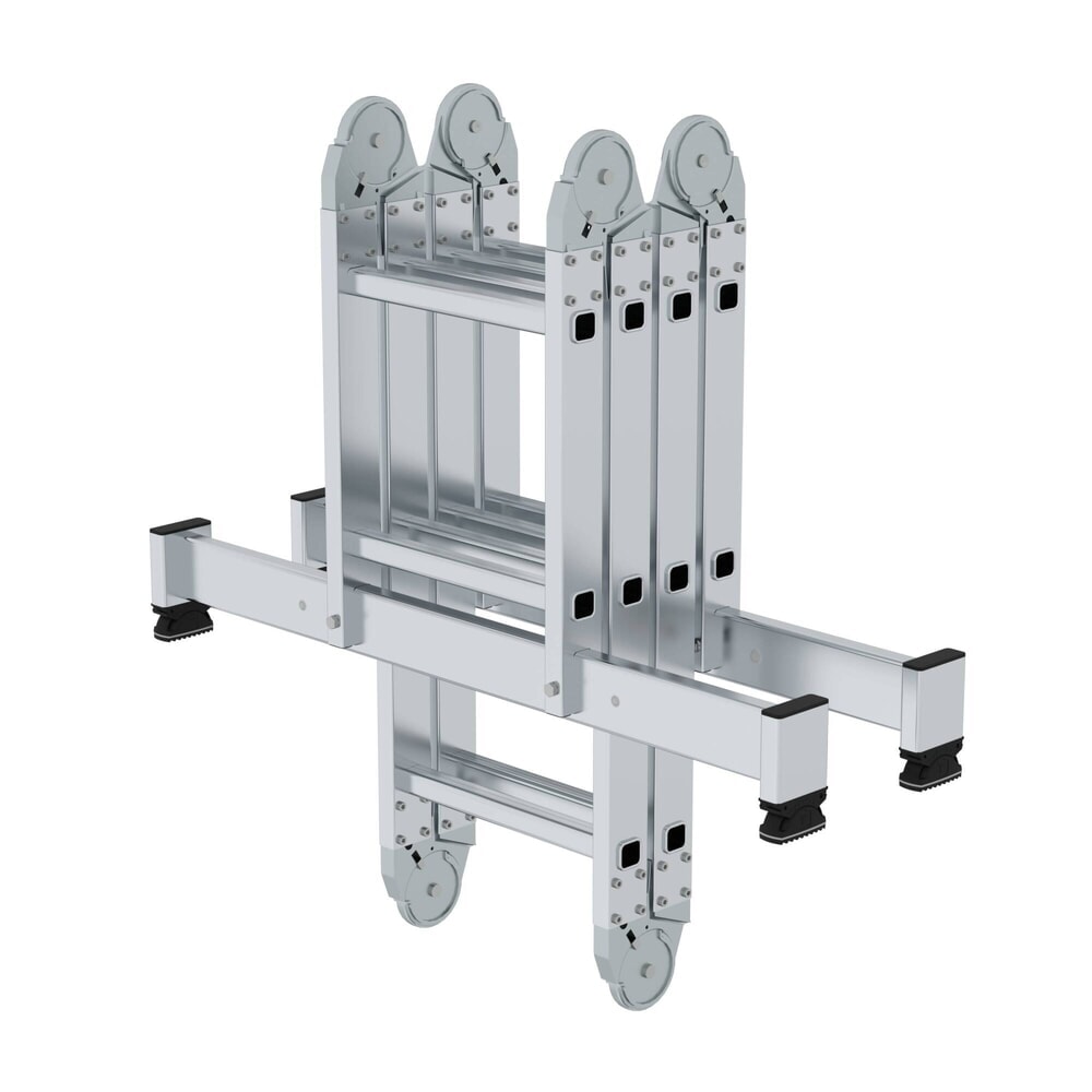 N° de l'image du produit 6 : échelle polyvalente, 4 pièces, avec traverse Nivello®, 2 x 2+2 x 3 barreaux