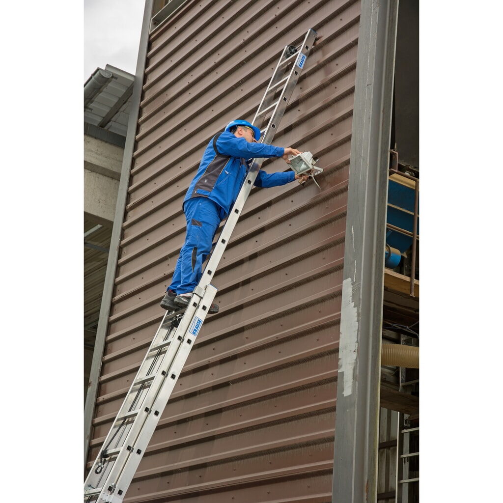 N° de l'image du produit 5 : Échelle simple KRAUSE® à corde profi, en 2 parties, hauteur déployée 6,45 m