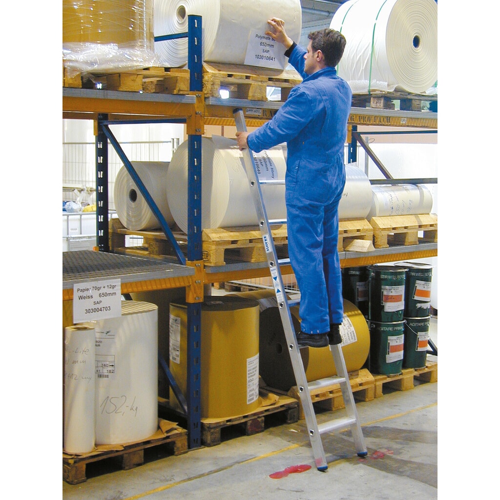 Échelle simple à marches KRAUSE® avec appui antidérapant, hauteur déployée 0,70 m N° de l'image du produit 3 : Échelle simple à marches KRAUSE® avec appui antidérapant, hauteur déployée 0,70 m