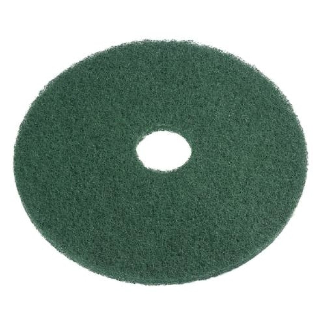 Nilfisk ® Eco Pad 17", Diamètre 432 mm, paquet de 5, vert Illustration du produit: Nilfisk ® Eco Pad 17", Diamètre 432 mm, paquet de 5, vert