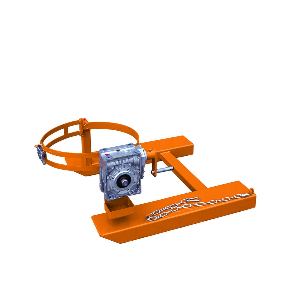 N° de l'image du produit 1 : Eichinger® Basculeur de fûts, manivelle, 1 x fût orangé pur