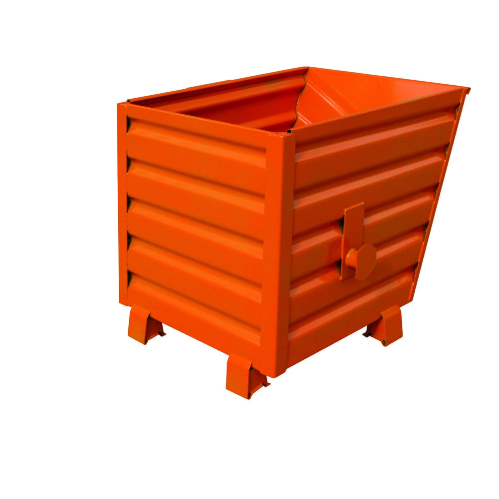 N° de l'image du produit 1 : Eichinger® Benne empilable, 500 kg, 300 litres, orangé pur