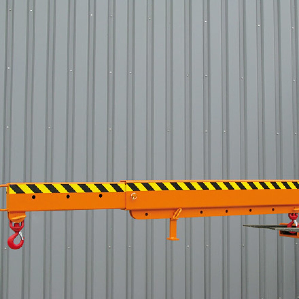 N° de l'image du produit 2 : Eichinger® Bras de grue télescopique, 2 500 kg, gris anthracite