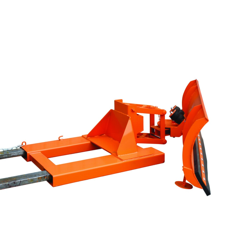 N° de l'image du produit 1 : Eichinger® Chasse-neige avec compensation de niveau, entrée de fourche en bas Largeur de lame 1 500 mm orangé pur, acier