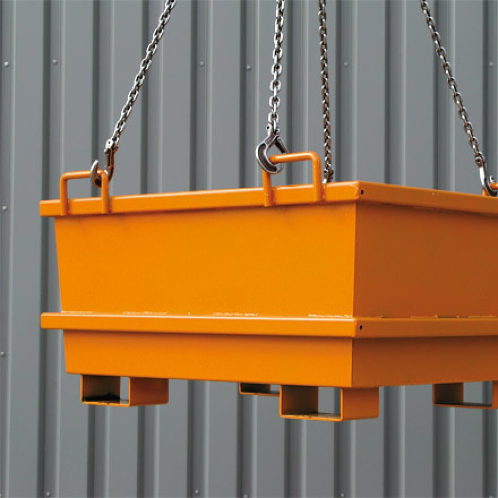 N° de l'image du produit 2 : Eichinger® Conteneur universel, 1 000 kg, 300 litres, gris anthracite