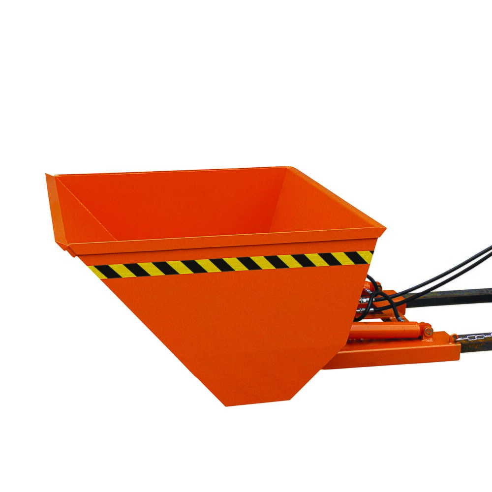 N° de l'image du produit 1 : Eichinger® Pelle chargeuse avec dispositif de basculement hydraulique, 1 600 kg, 500 litres orangé pur