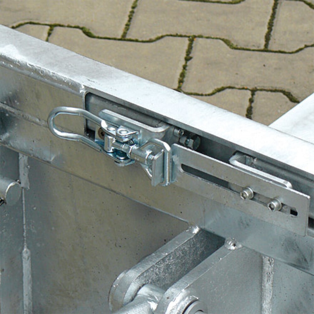 N° de l'image du produit 2 : Eichinger® Basculeur de poubelle pour grandes poubelles (MGB), 600 kg, galvanisé à chaud