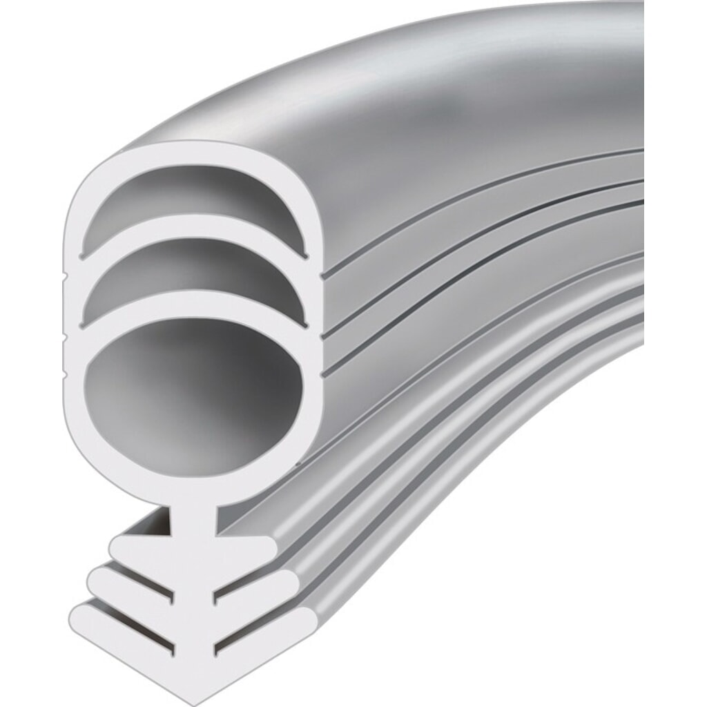 Illustration du produit: ELLEN Renovierungsdichtung Universeal Plus, TPE blank schwarz, Länge 25 m Breite 8 mm zum Einziehen