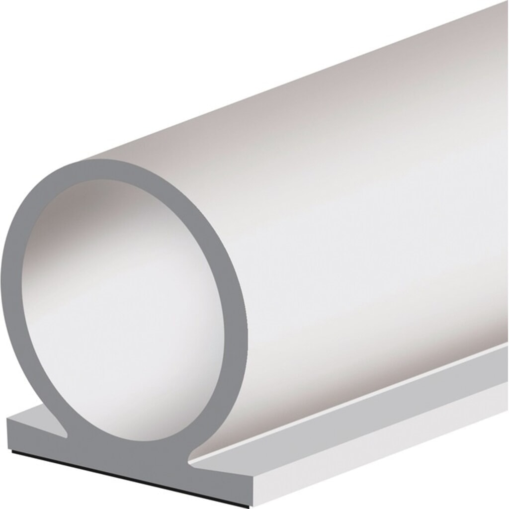 ELLEN Türanschlagdichtung Omega-Profil 137, Silikon blank weiß, Länge 25 m Breite 8 mm Illustration du produit: ELLEN Türanschlagdichtung Omega-Profil 137, Silikon blank weiß, Länge 25 m Breite 8 mm