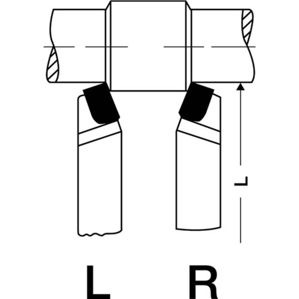 Outils à charioter DIN 4971 ISO1 12 x 12 mm à droite droit WILKE N° de l'image du produit 2 : Outils à charioter DIN 4971 ISO1 12 x 12 mm à droite droit WILKE