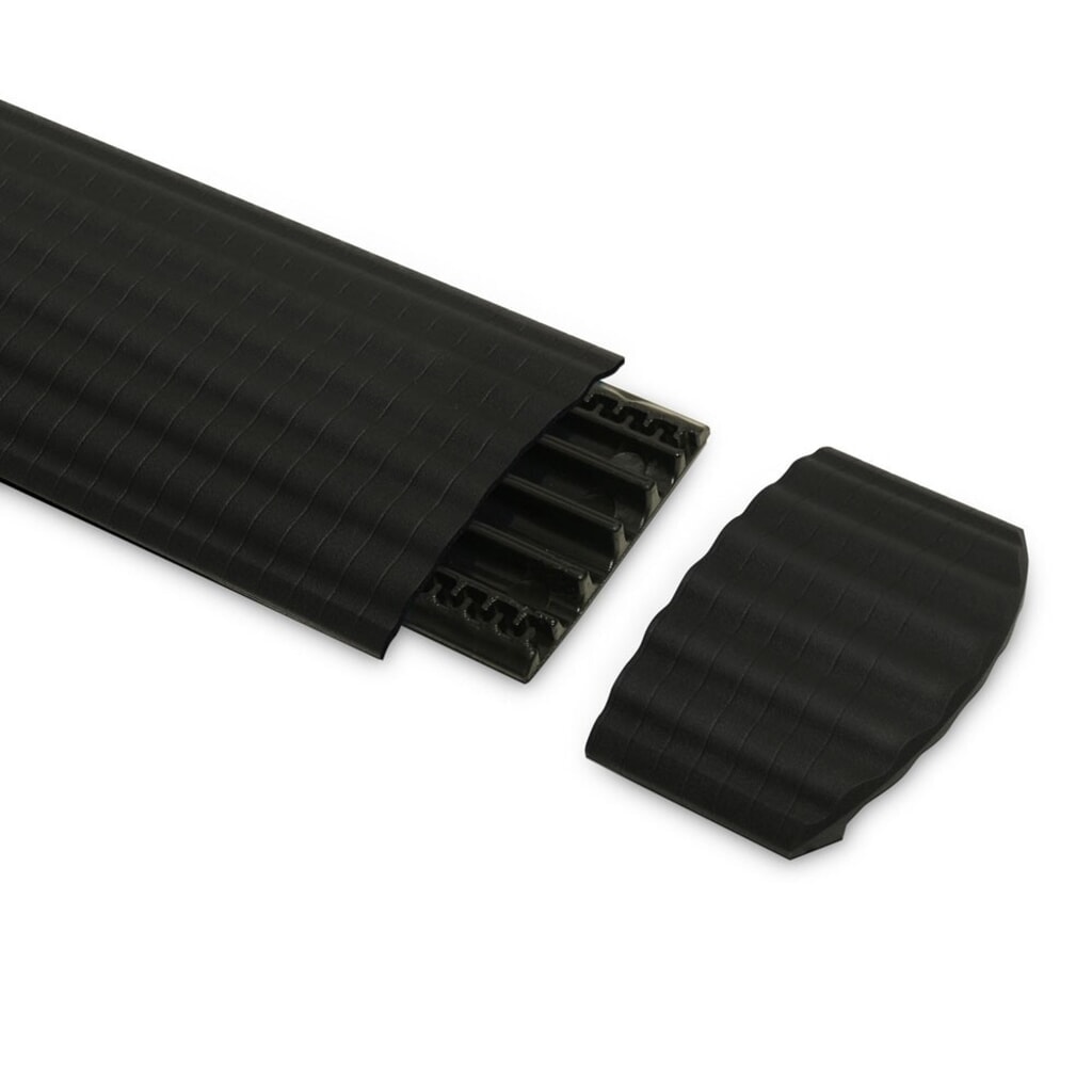 Embout pour passage de câbles Defender® OFFICE by Adam Hall, 4 canaux, noir N° de l'image du produit 1 : Embout pour passage de câbles Defender® OFFICE by Adam Hall, 4 canaux, noir