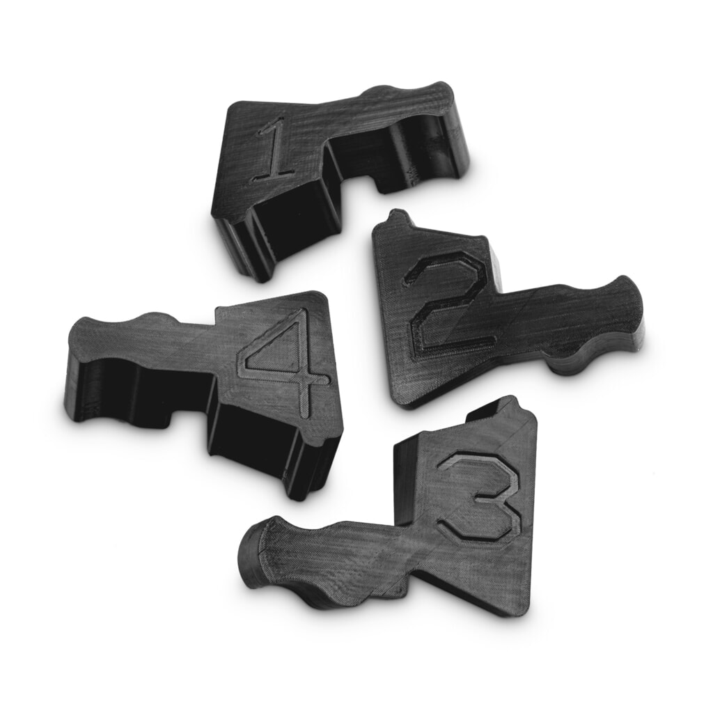 Ensemble d’adaptateurs pour passage de câbles Defender® MIDI 3 2D by Adam Hall Illustration du produit: Ensemble d’adaptateurs pour passage de câbles Defender® MIDI 3 2D by Adam Hall