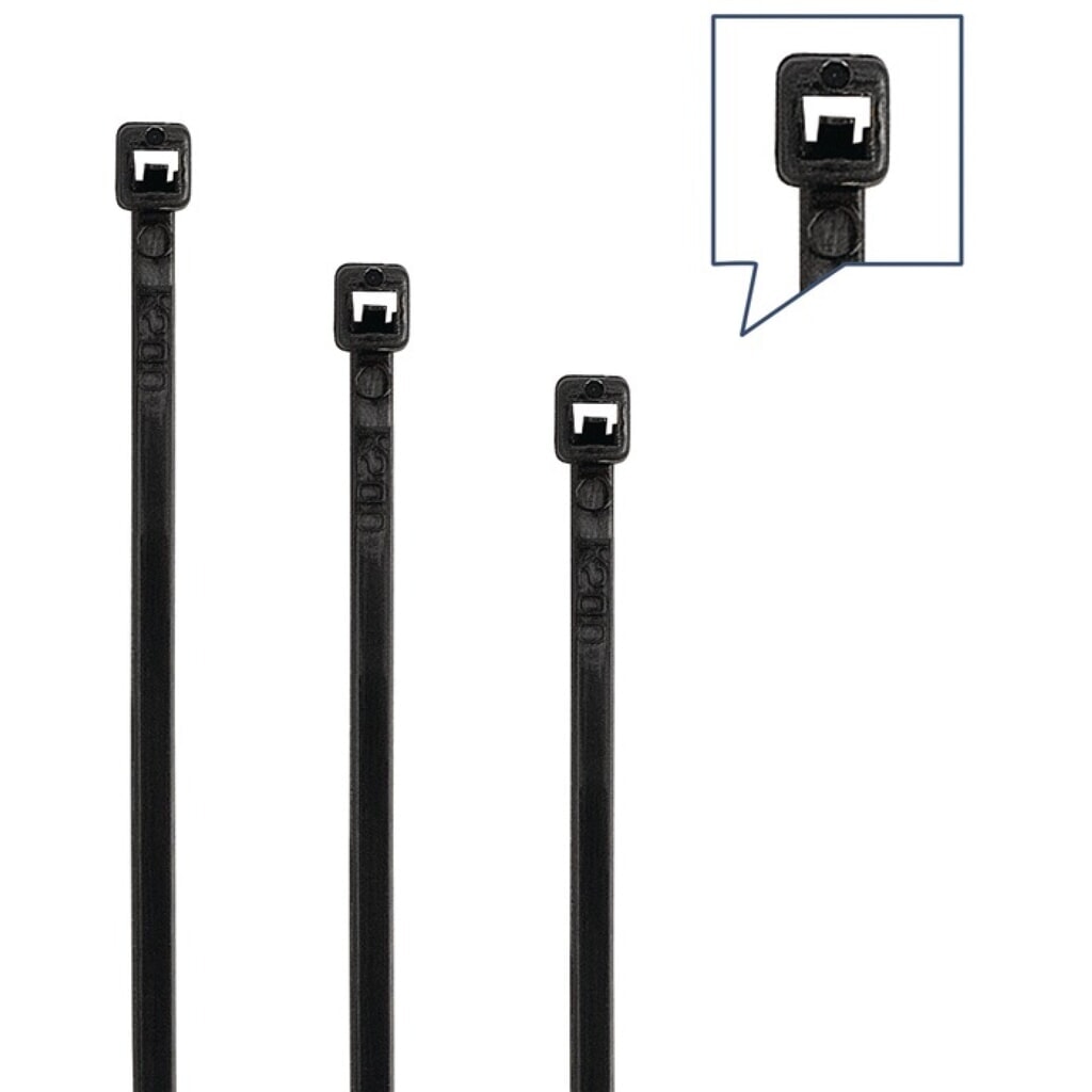 Illustration du produit: Set de colliers de câblage 350 pièces polyamide noir/résistant aux rayons UV